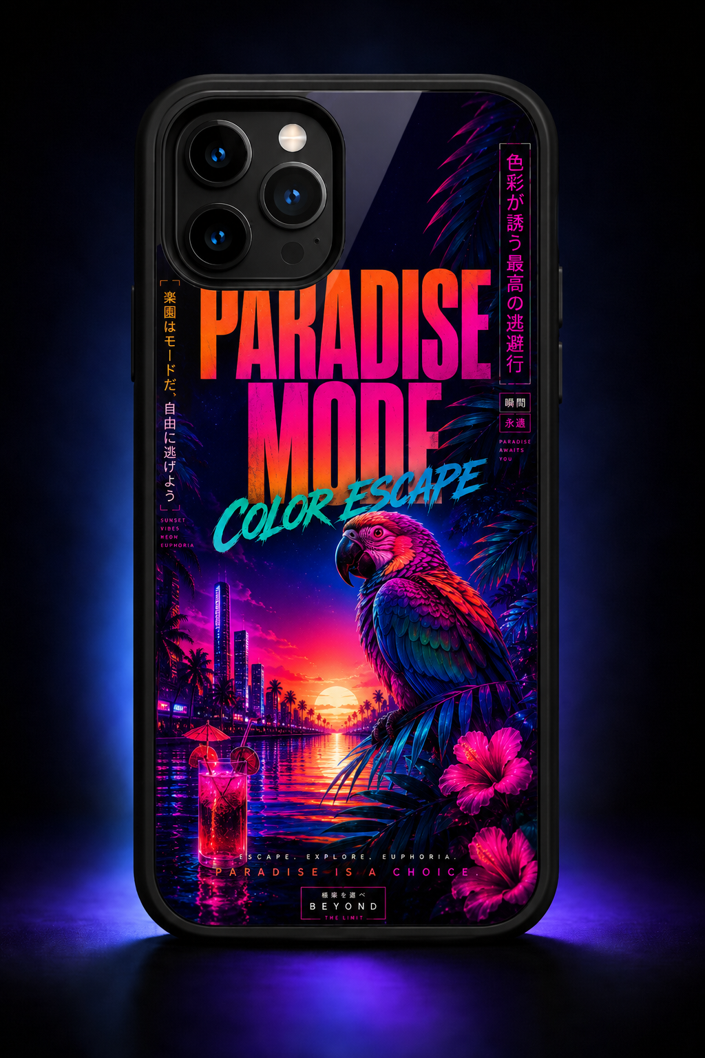 UnCaseLess — Paradise Mode LED Phone Case