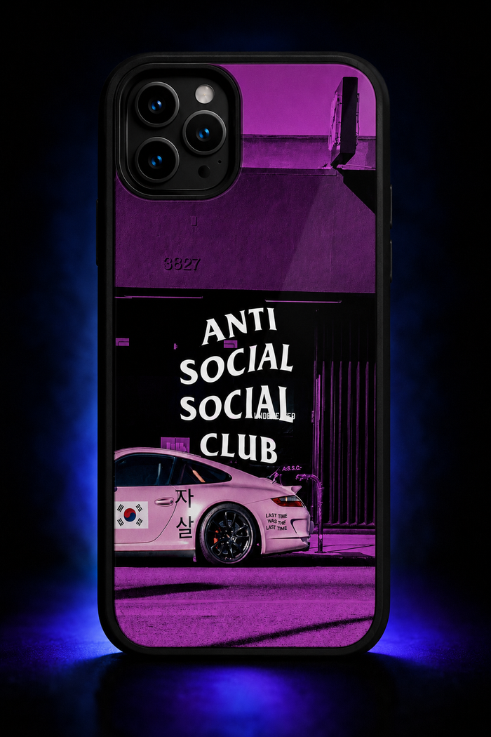 UnCaseLess — Social Glitch Night Drive LED Phone Case
