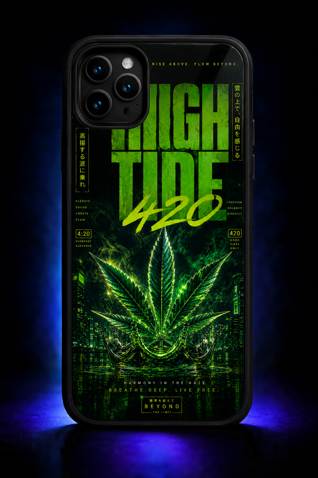 UnCaseLess — High Tide 420 LED Phone Case