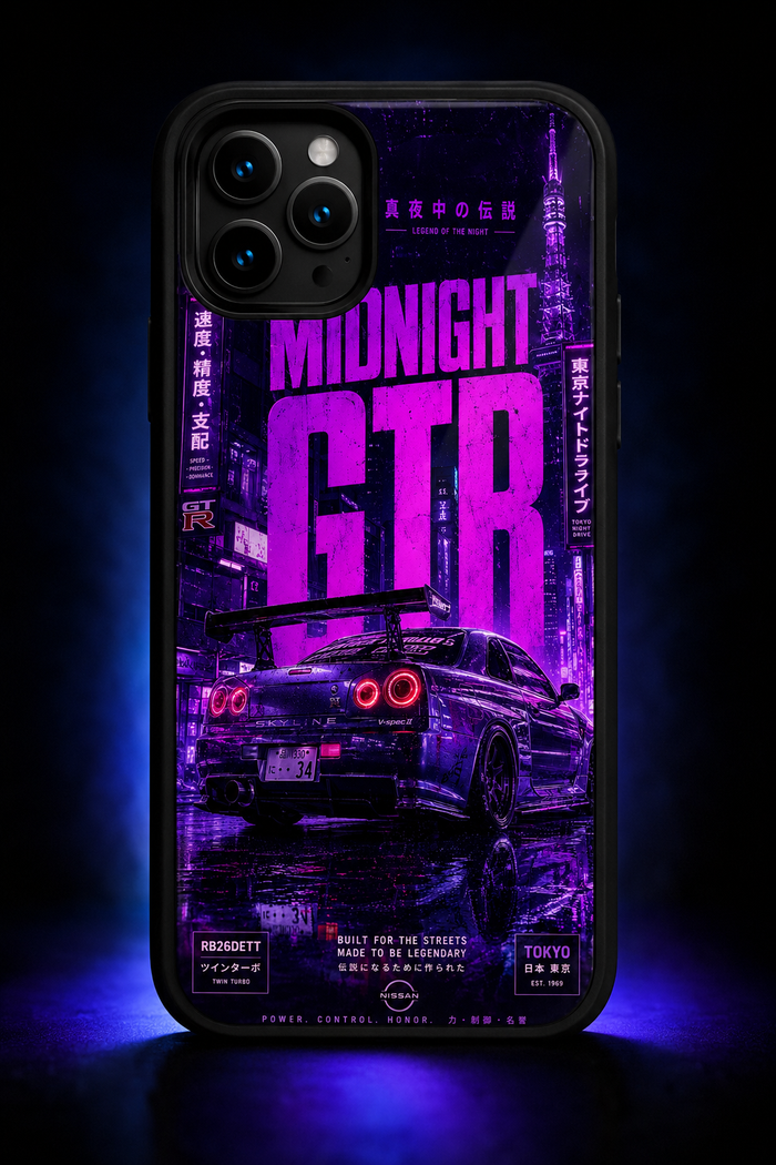 UnCaseLess — Midnight GTR LED Phone Case